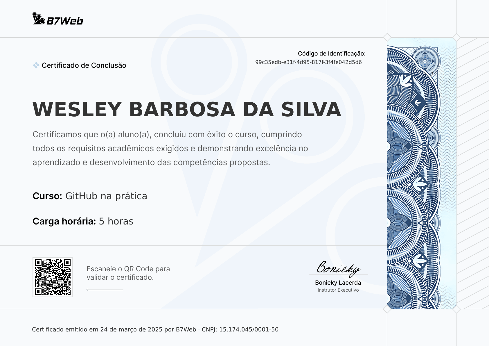 Certificado