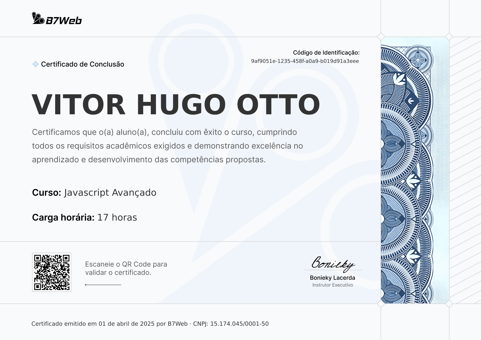 Certificado