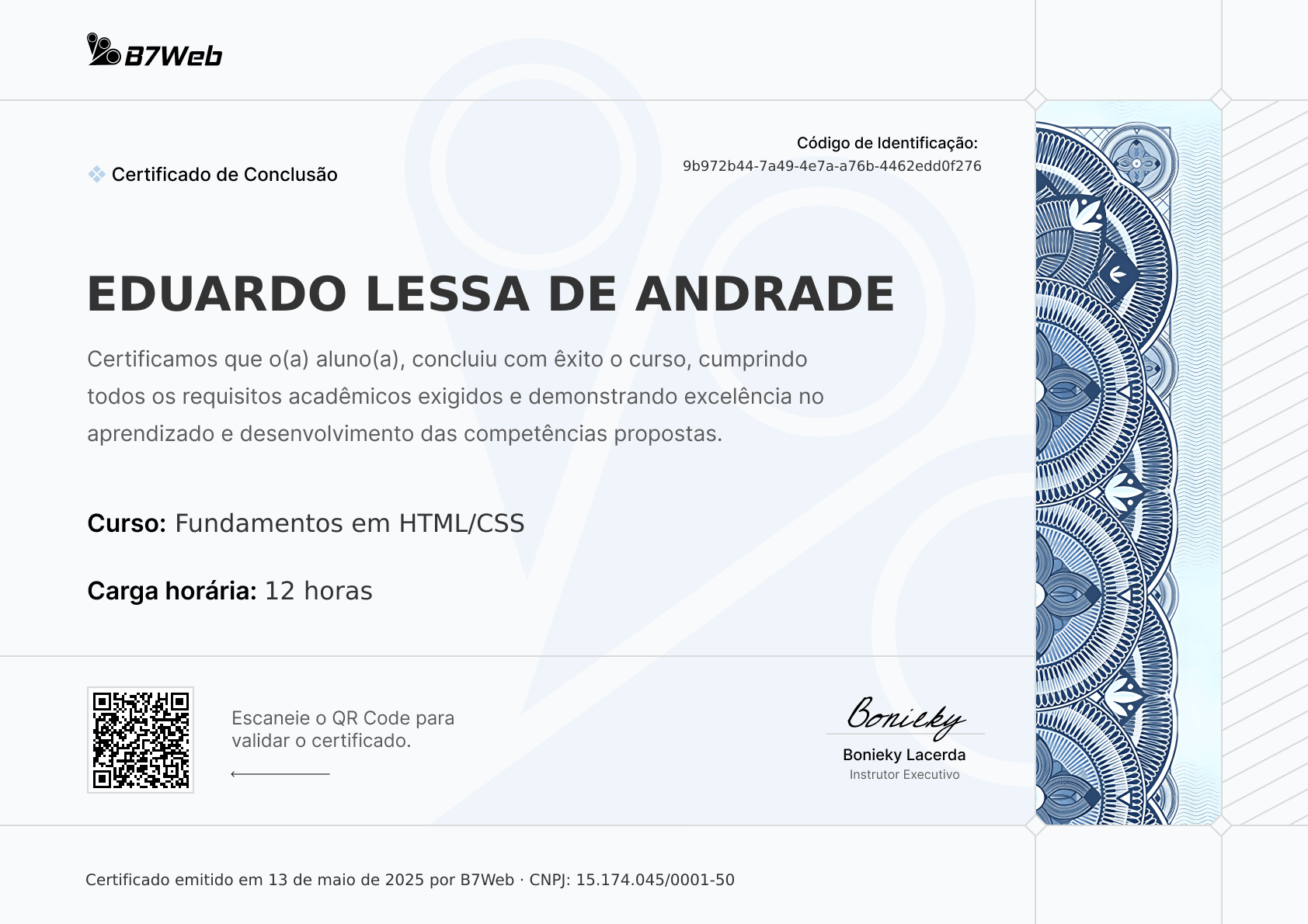 Certificado
