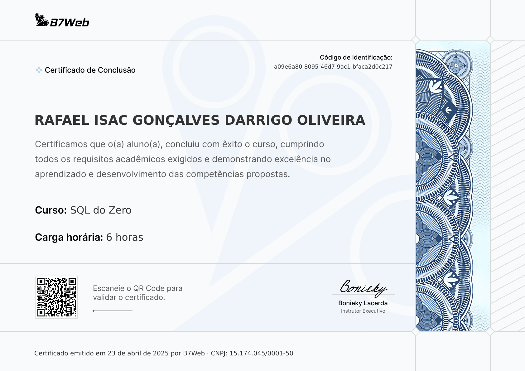 Certificado