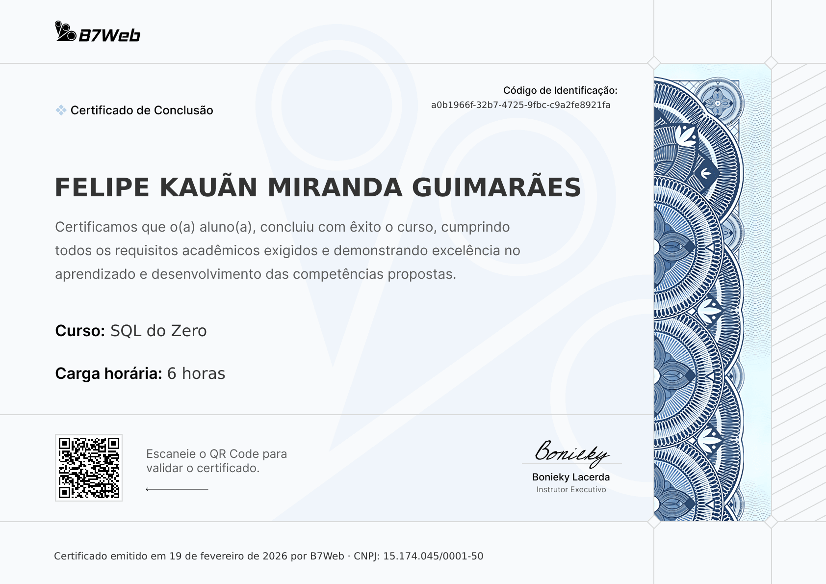 Certificado