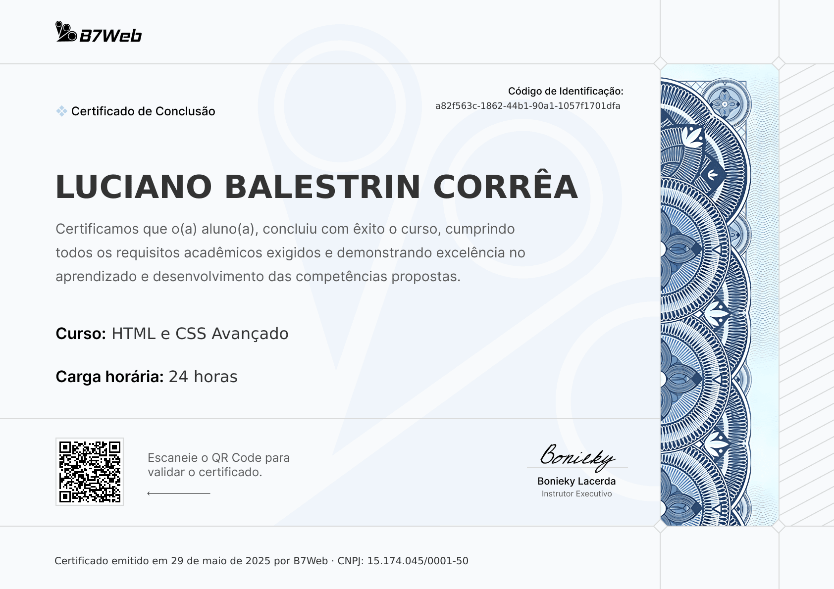 Certificado