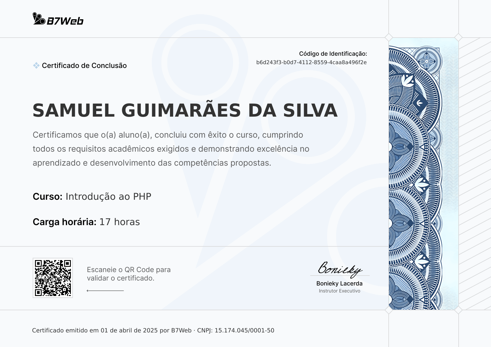 Certificado