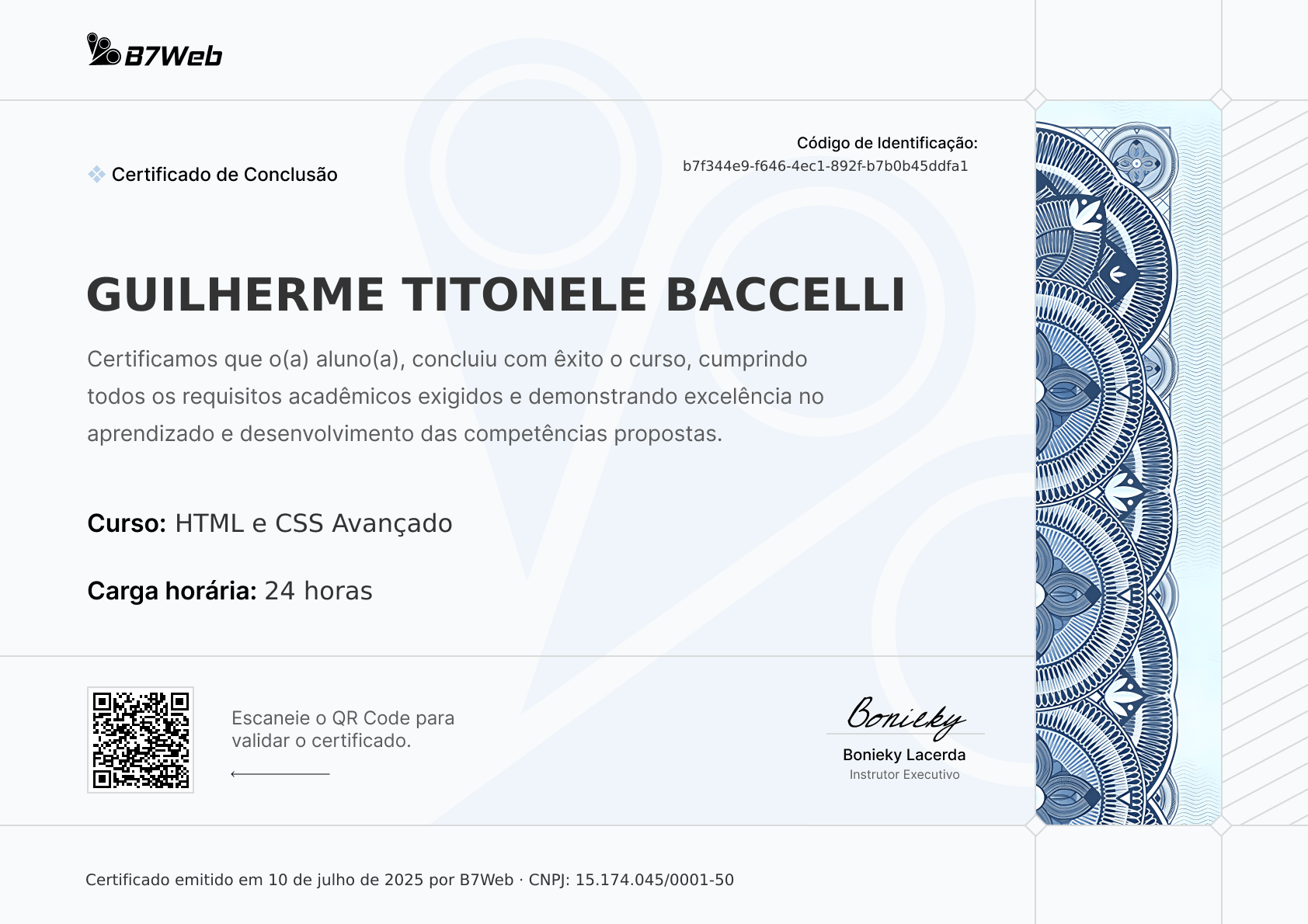 Certificado