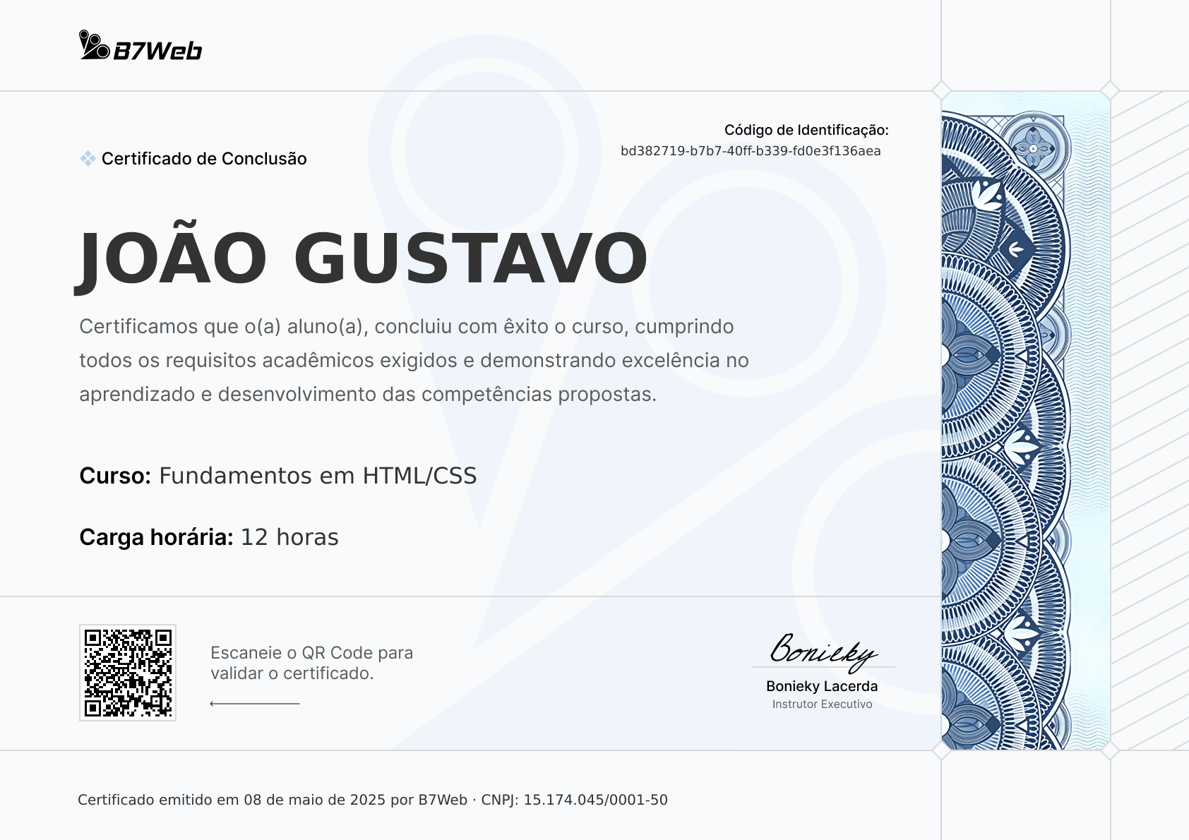 Certificado