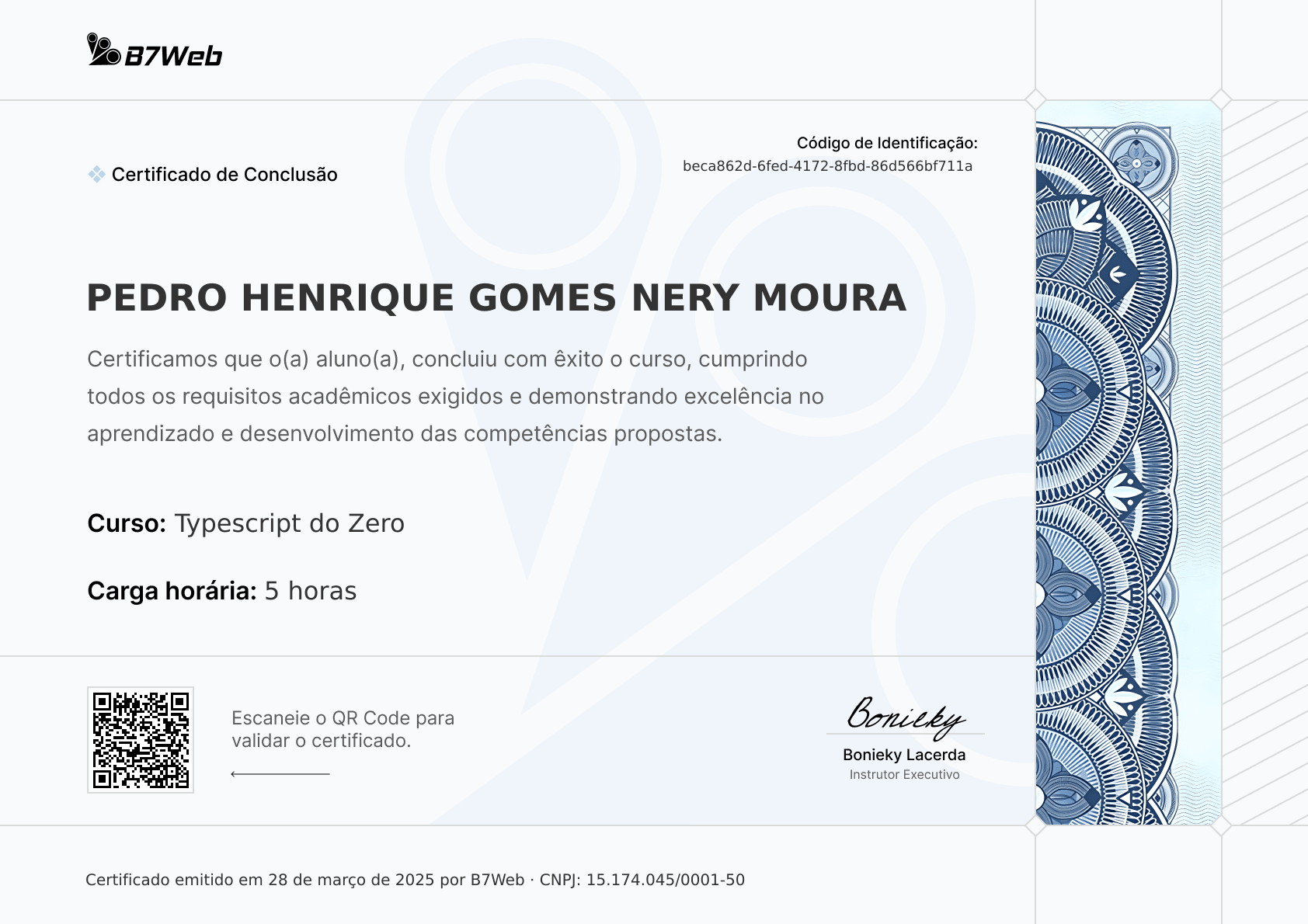 Certificado