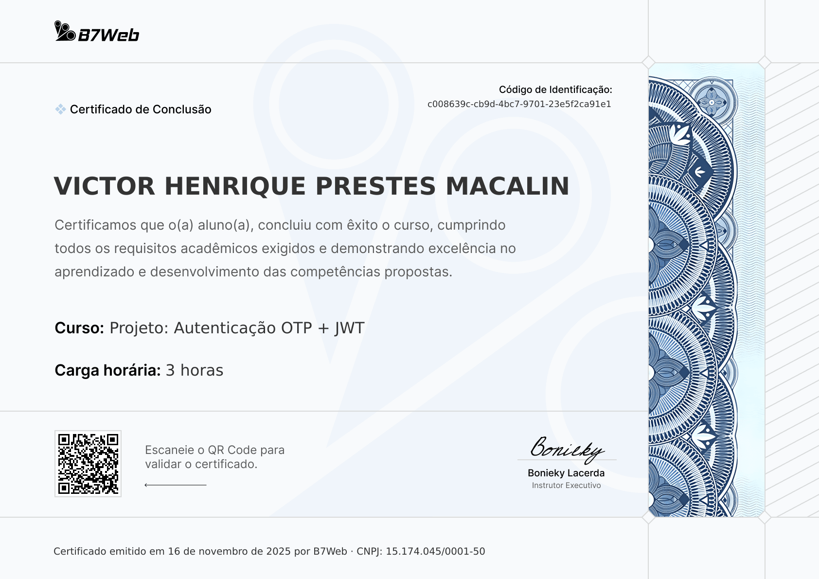 Certificado