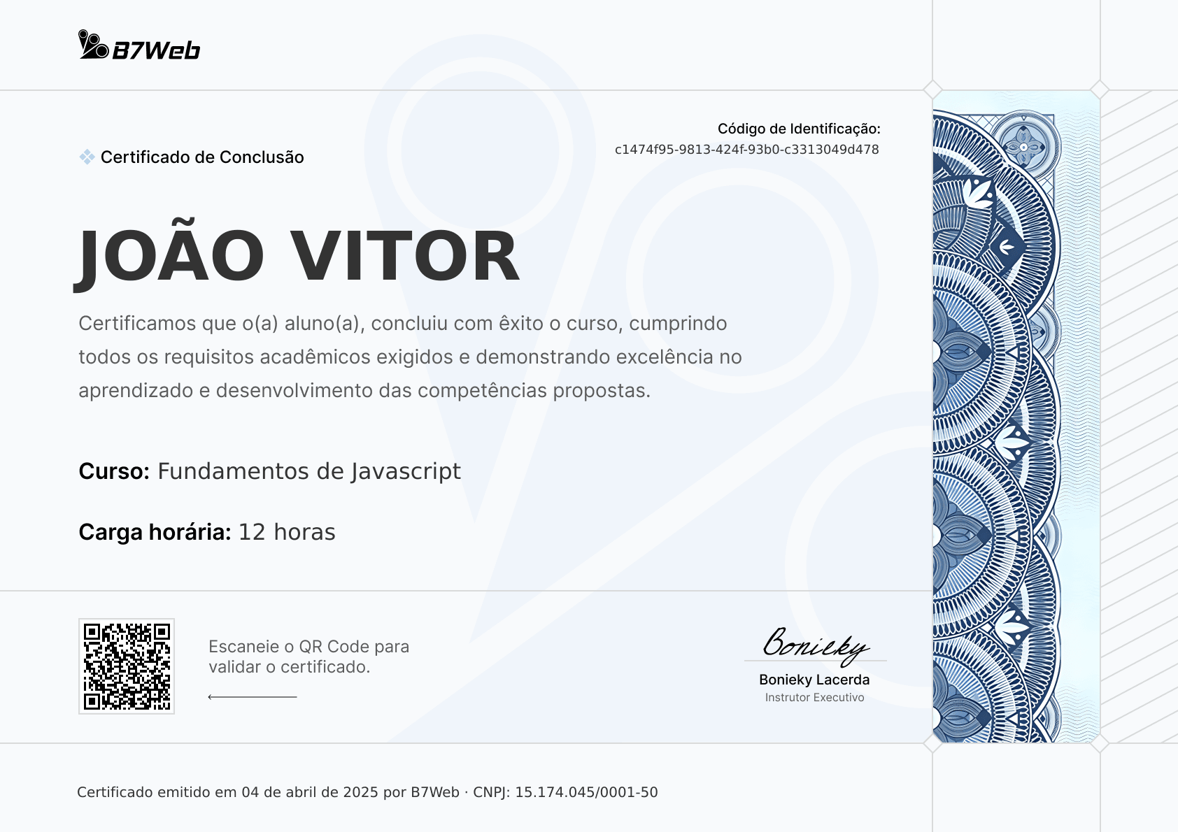 Certificado