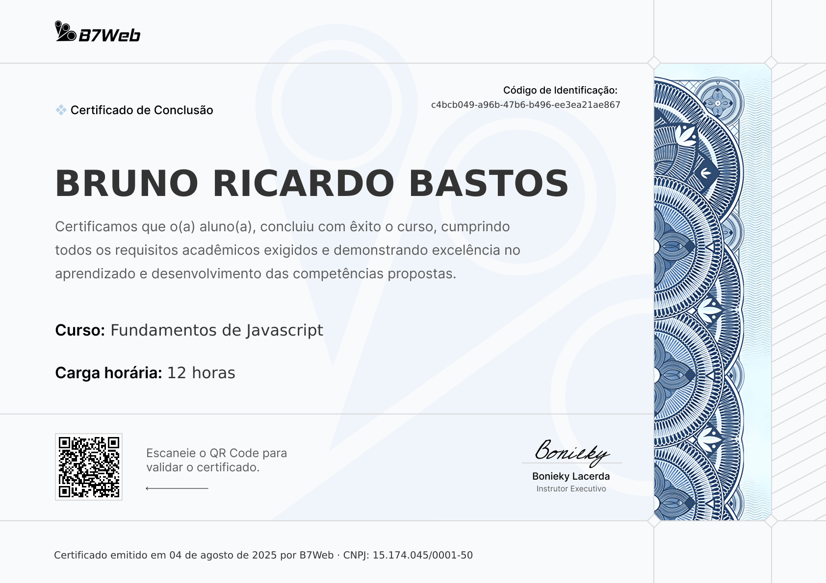 Certificado