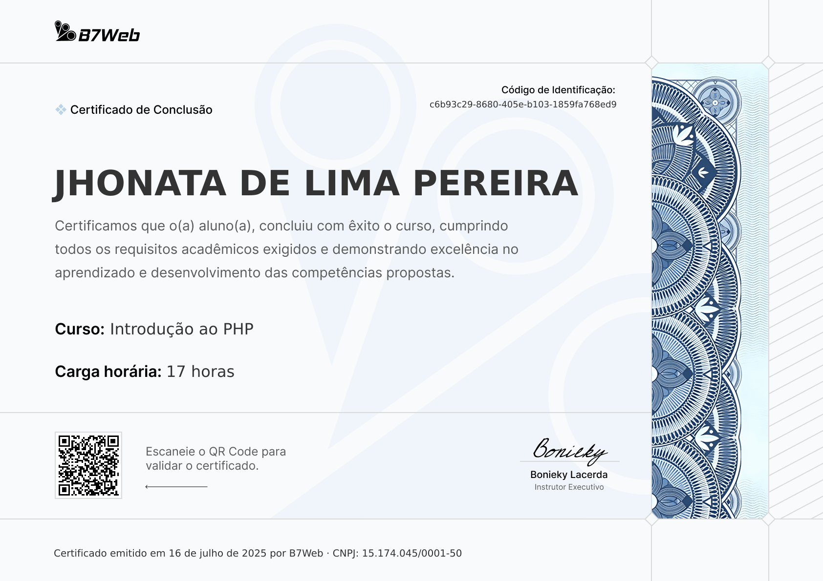 Certificado
