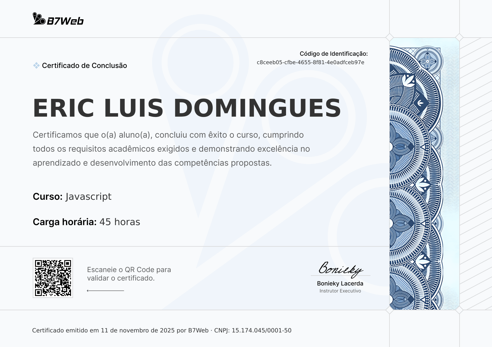 Certificado