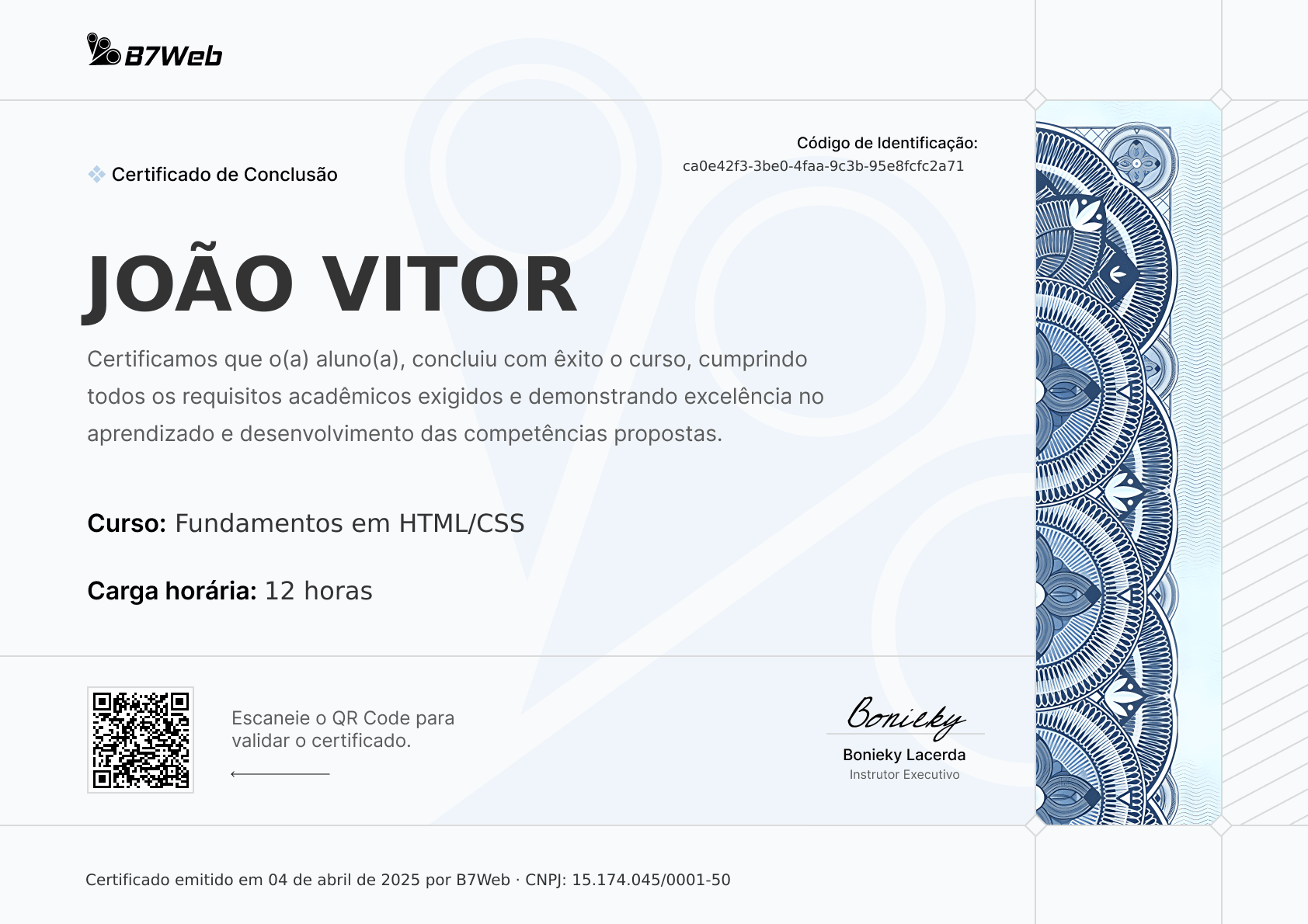 Certificado