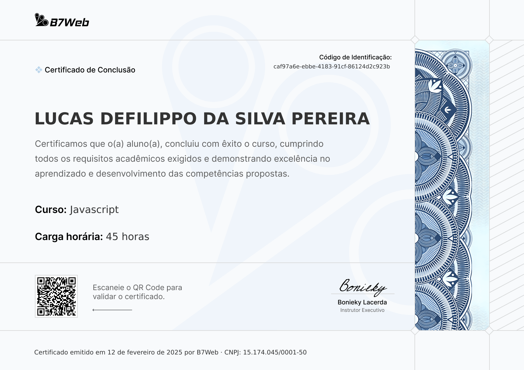 Certificado