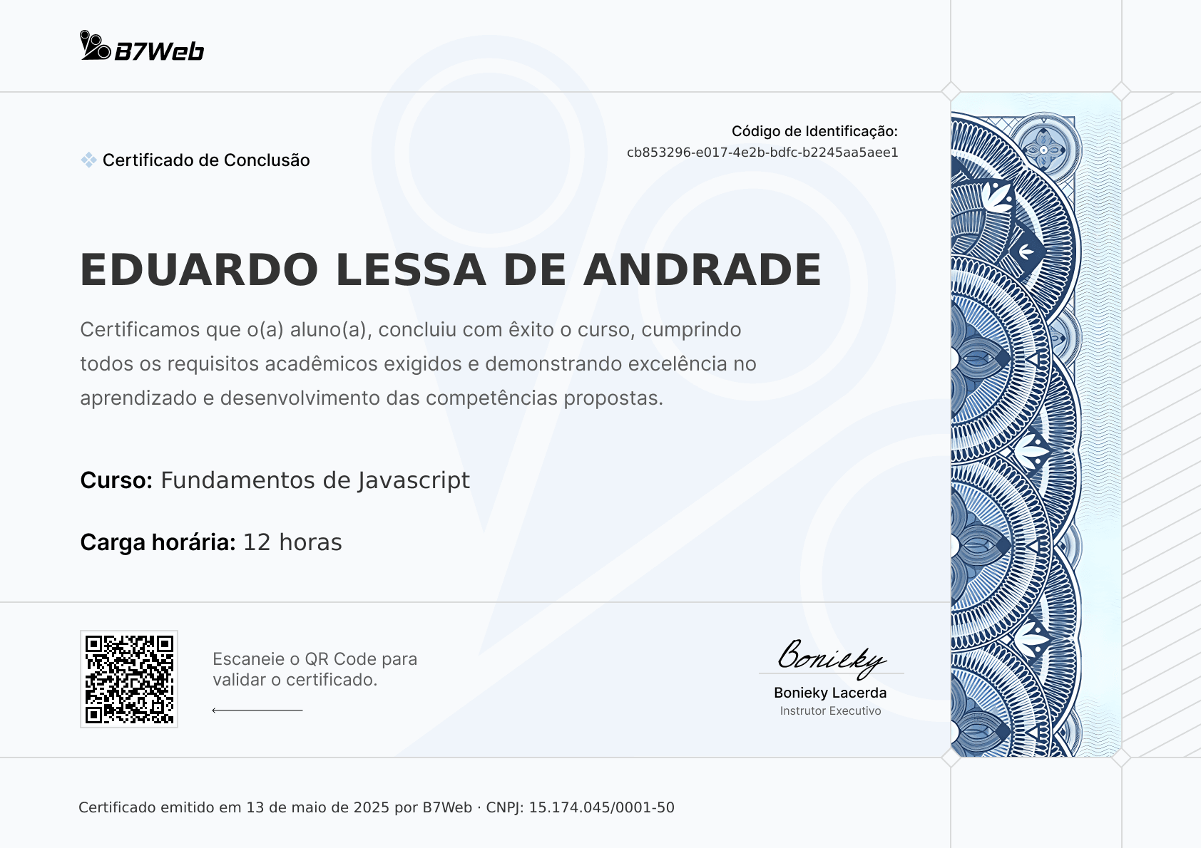 Certificado