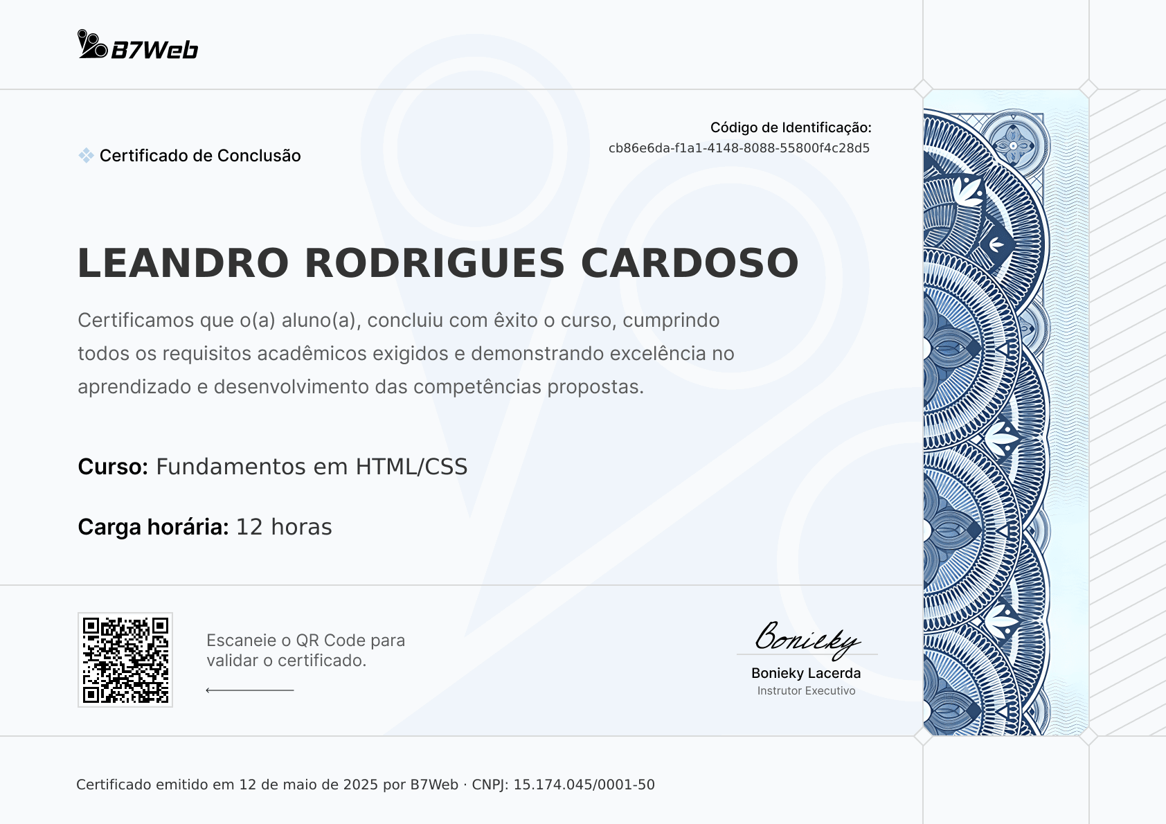 Certificado