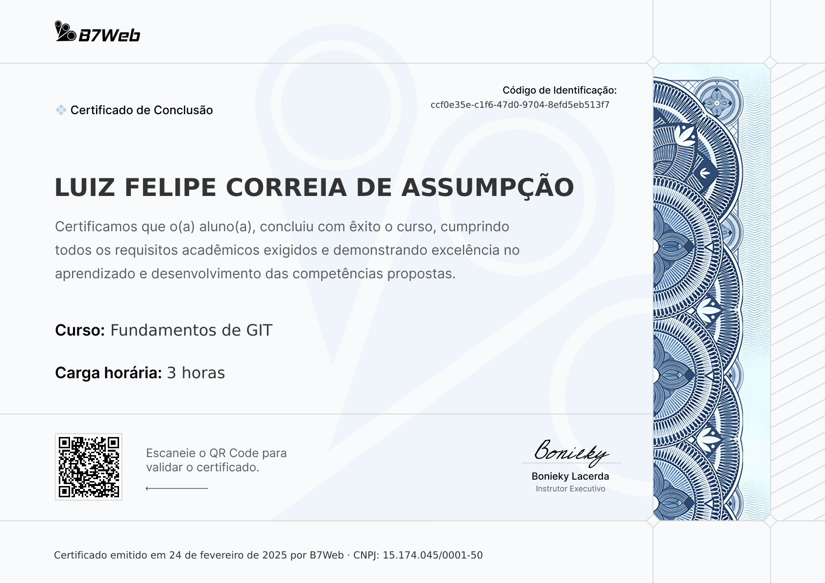 Certificado
