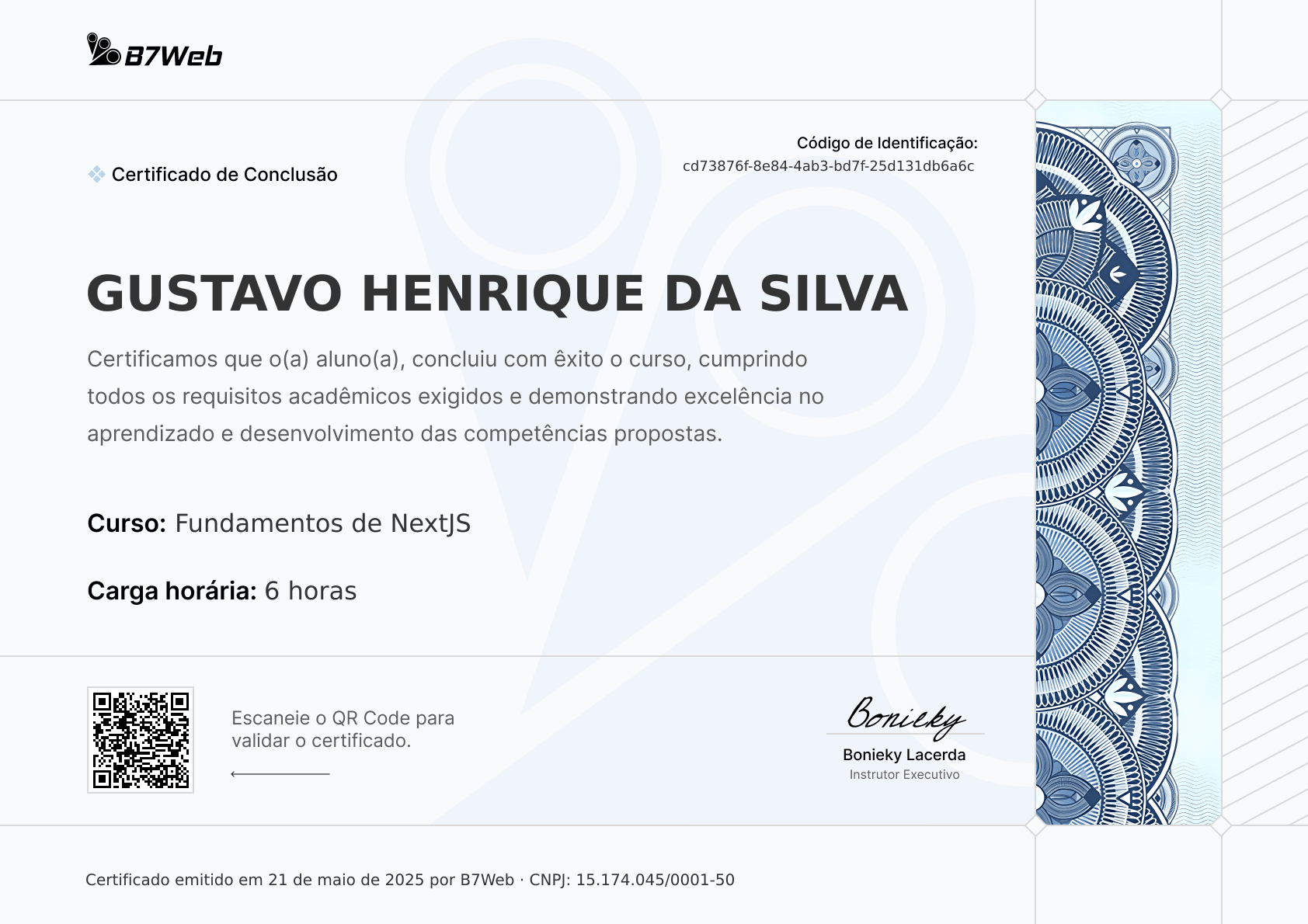 Certificado