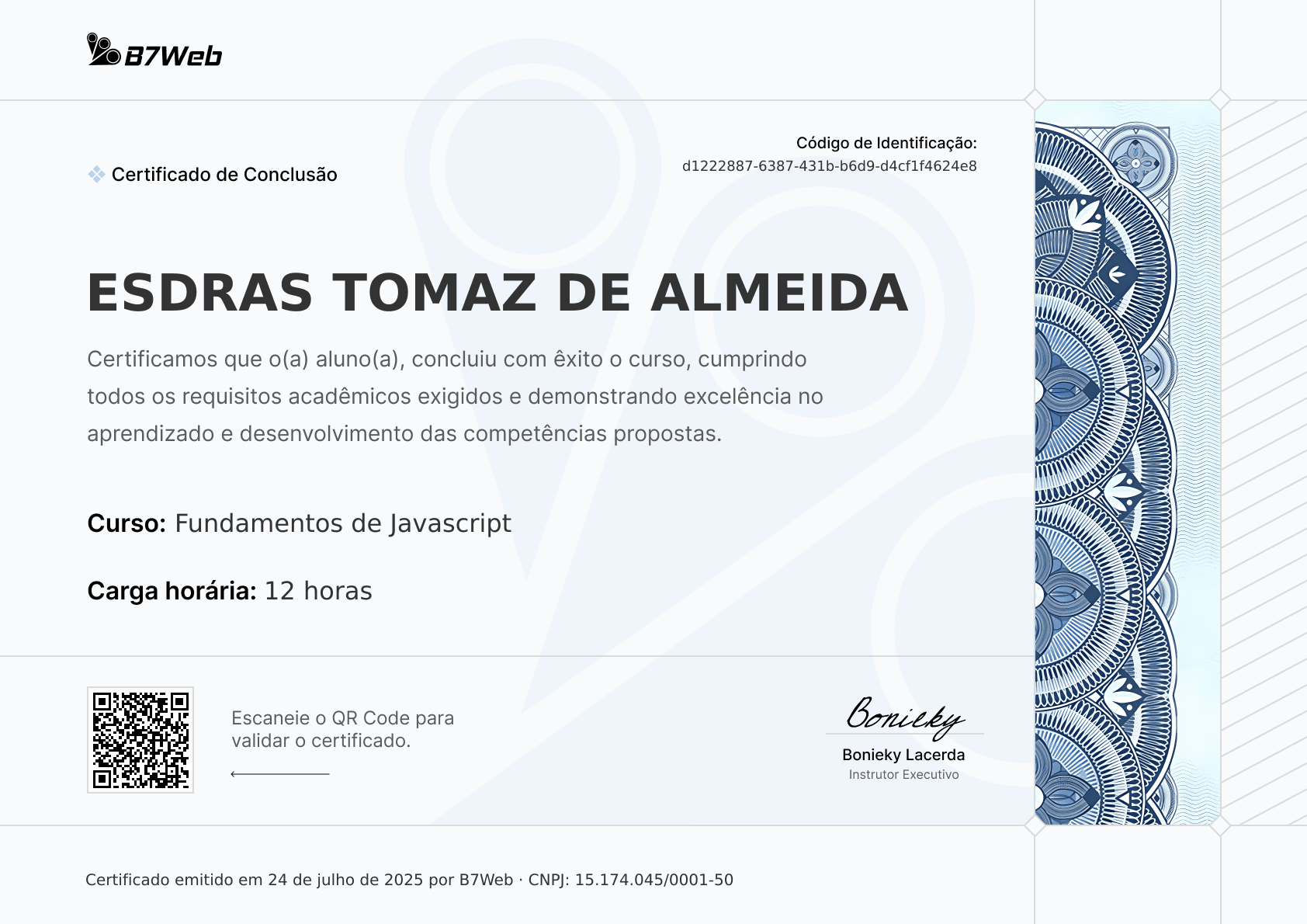 Certificado