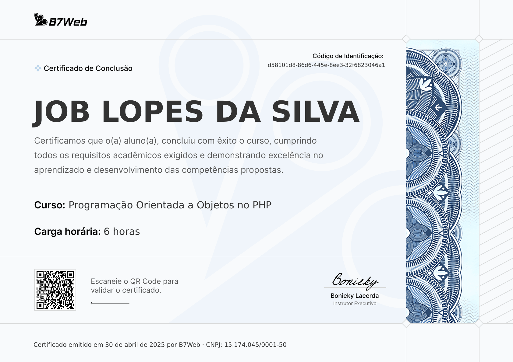 Certificado