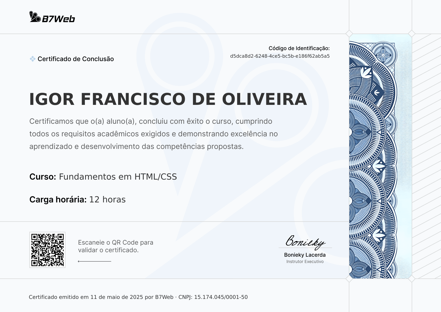 Certificado