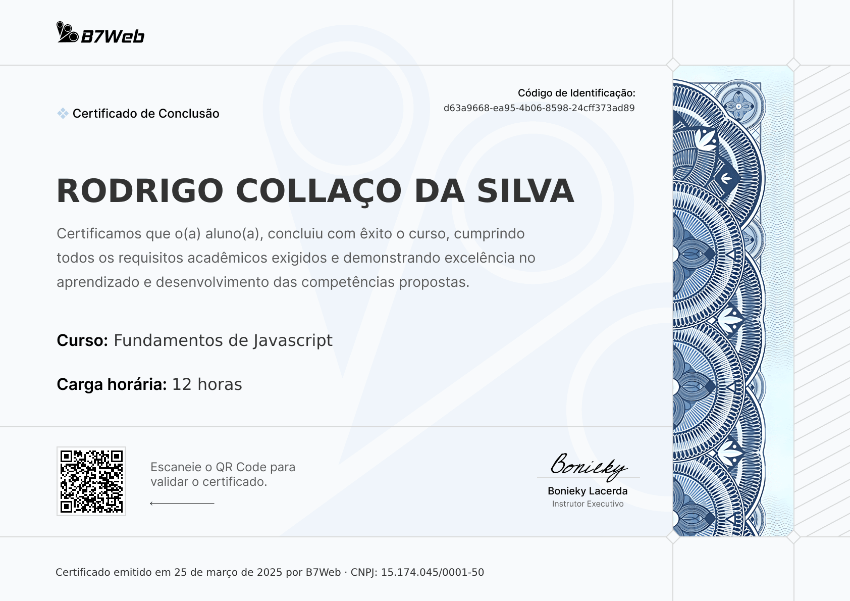 Certificado