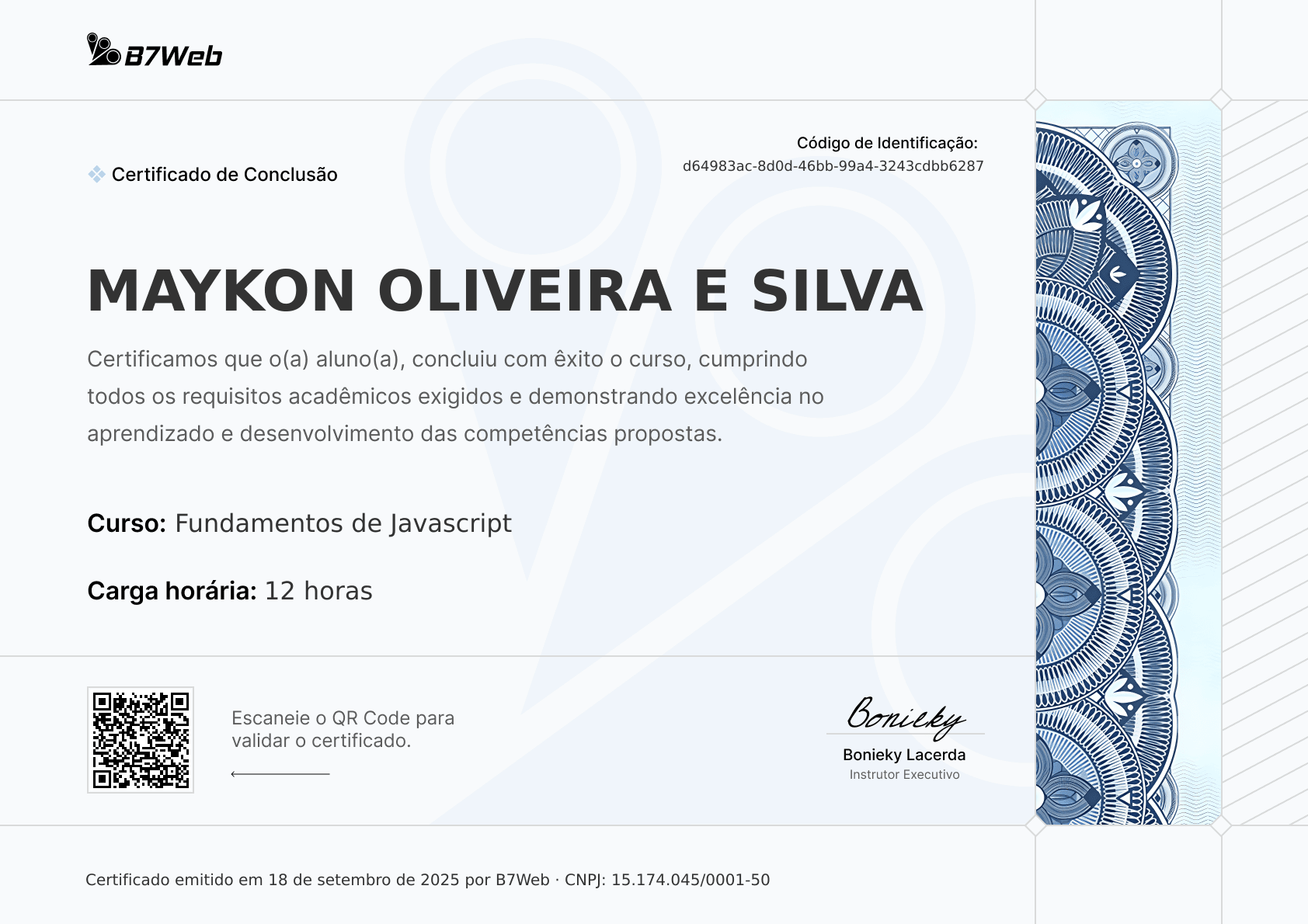Certificado