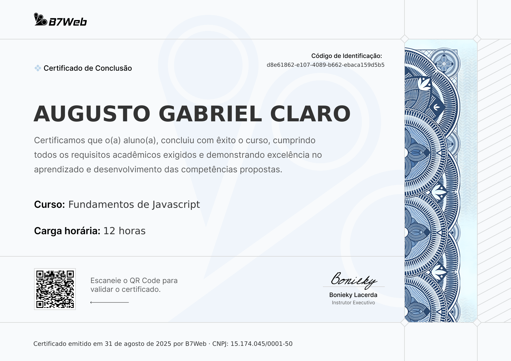 Certificado