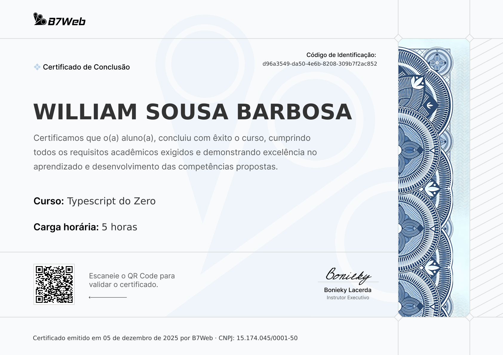 Certificado