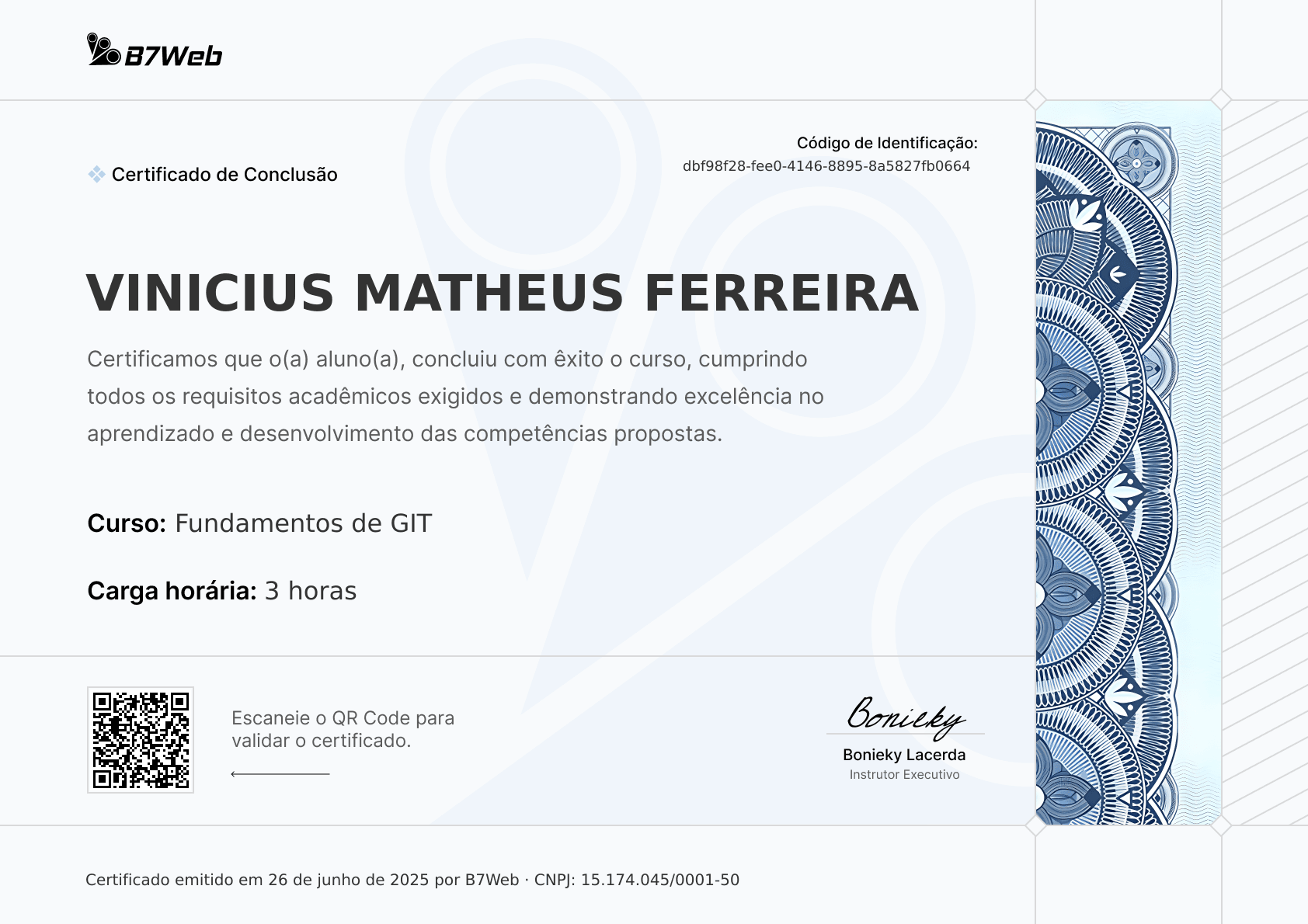 Certificado