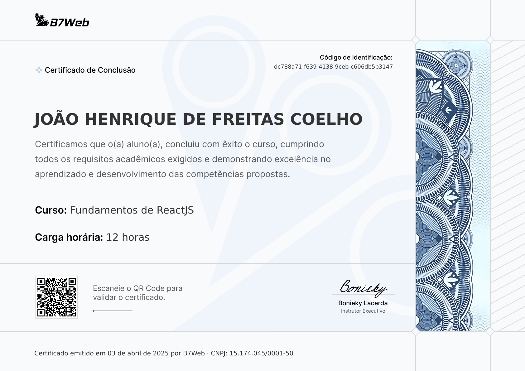 Certificado