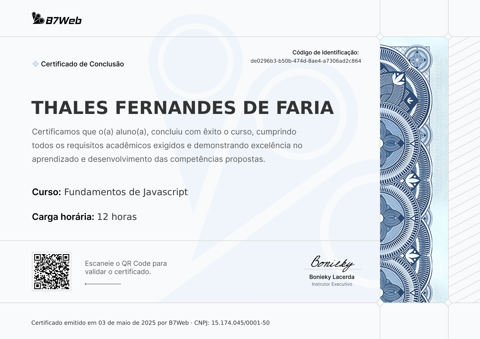 Certificado