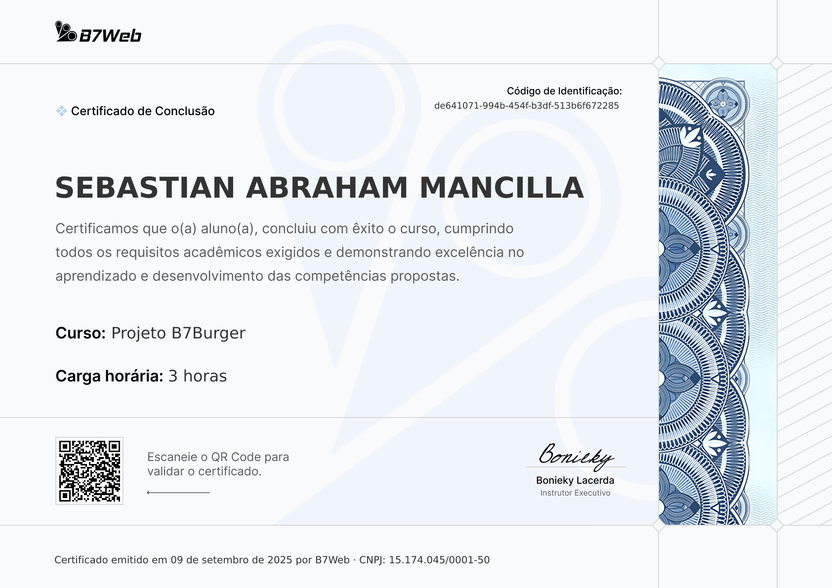 Certificado