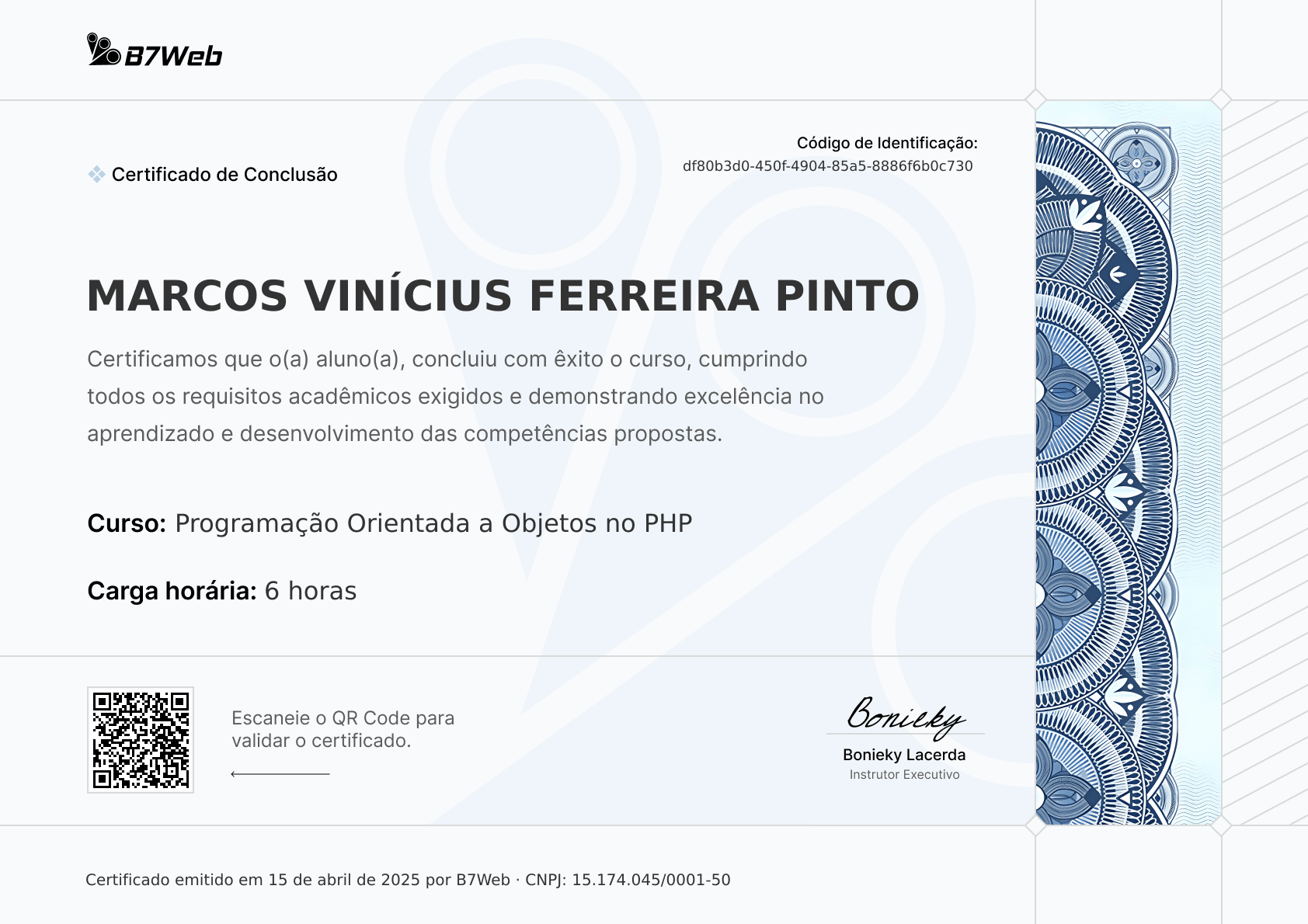 Certificado