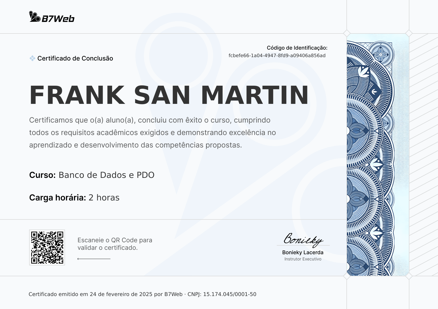 Certificado