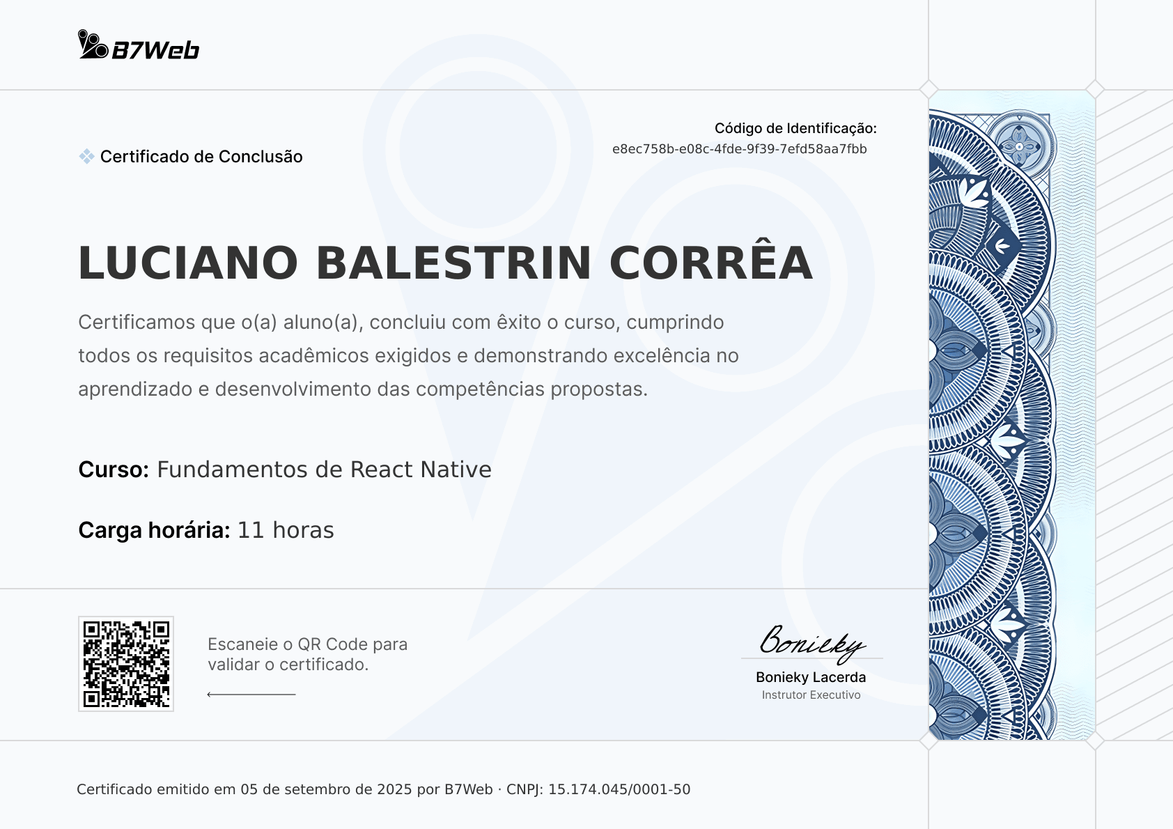 Certificado