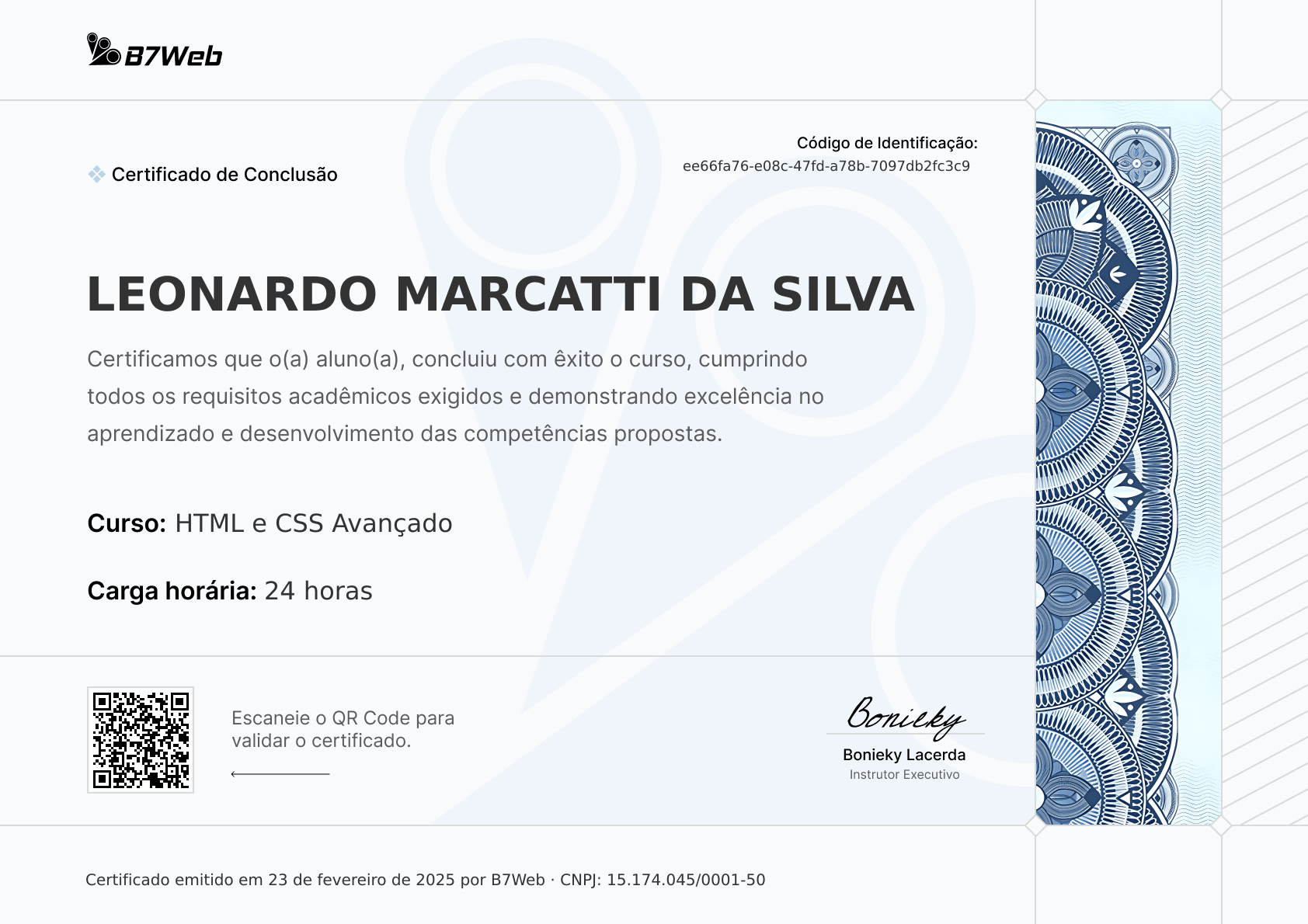 Certificado