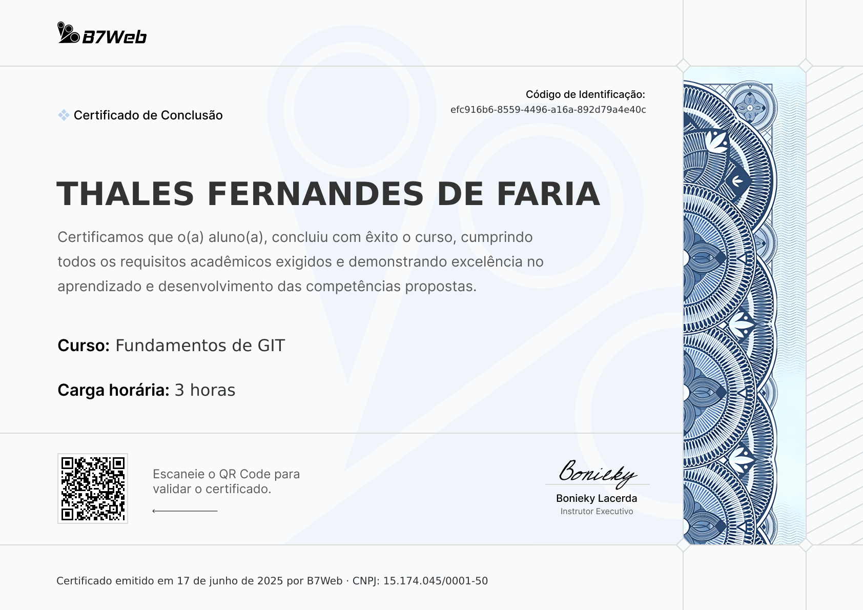 Certificado