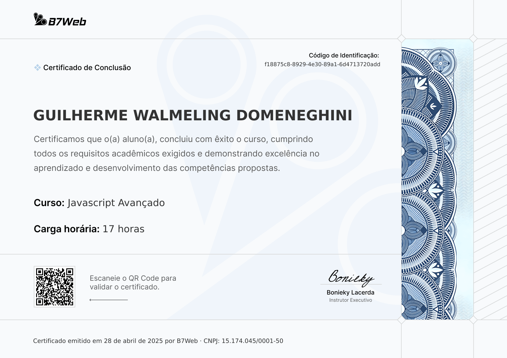 Certificado