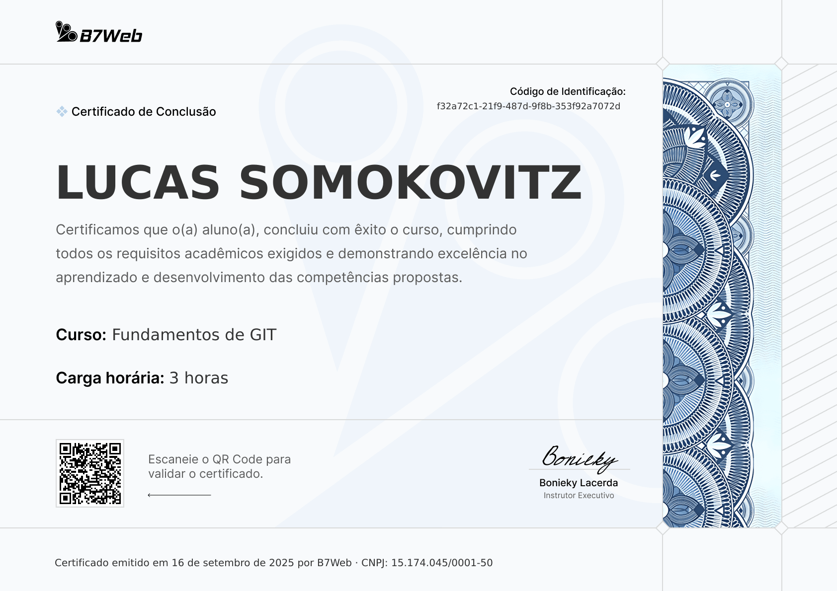 Certificado
