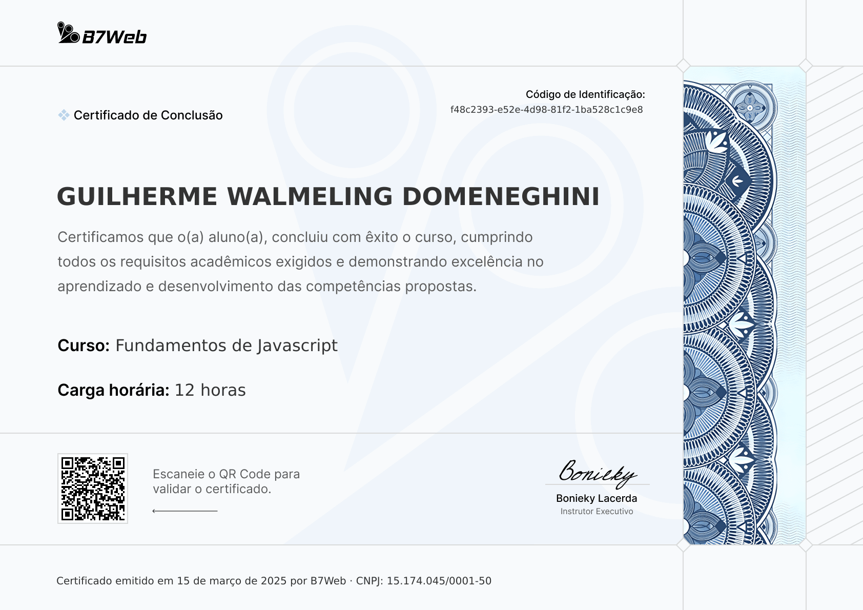 Certificado