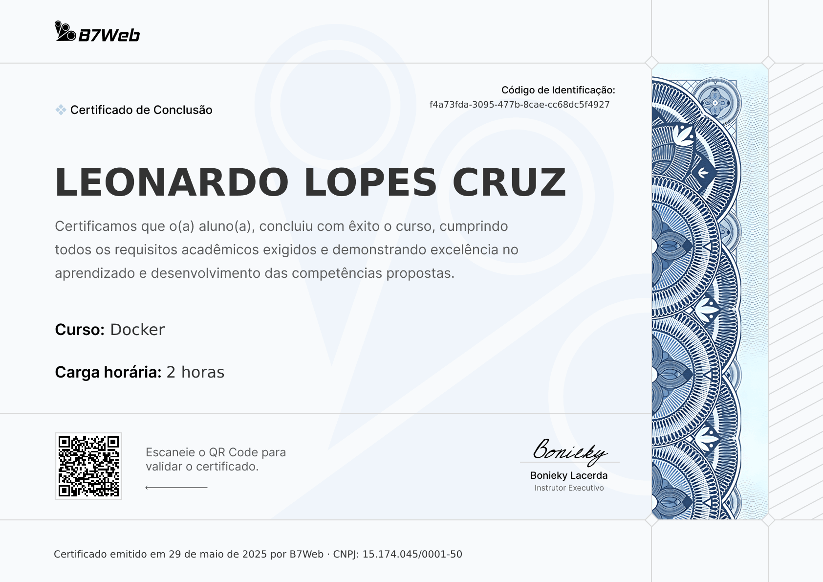 Certificado