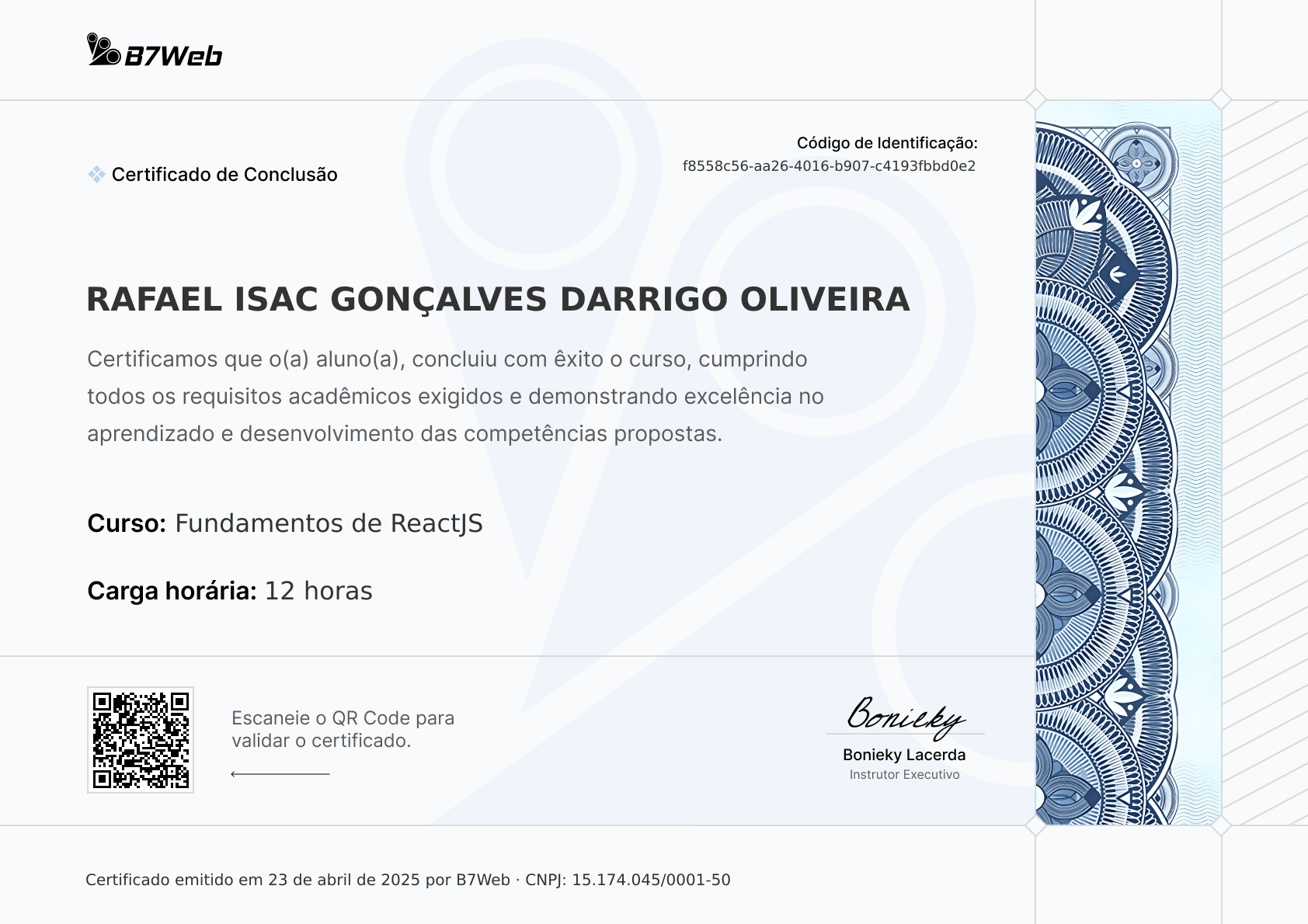 Certificado