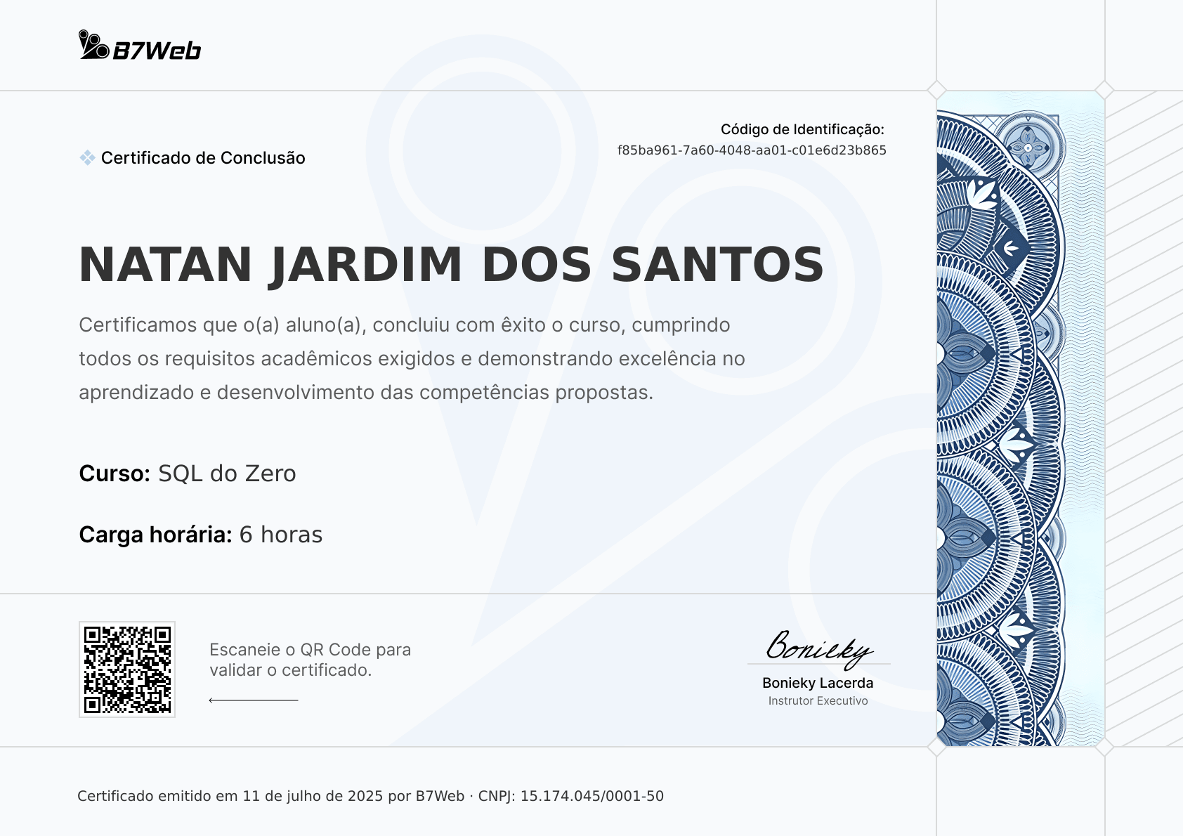 Certificado