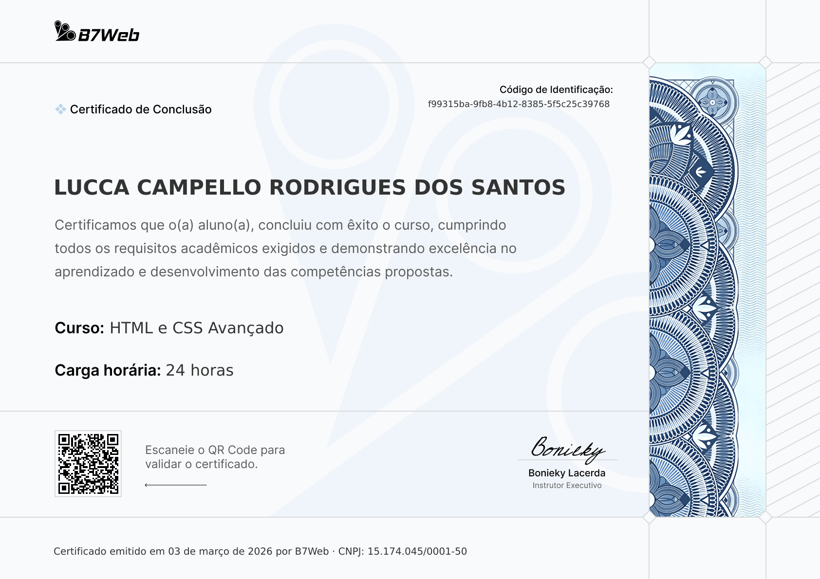 Certificado