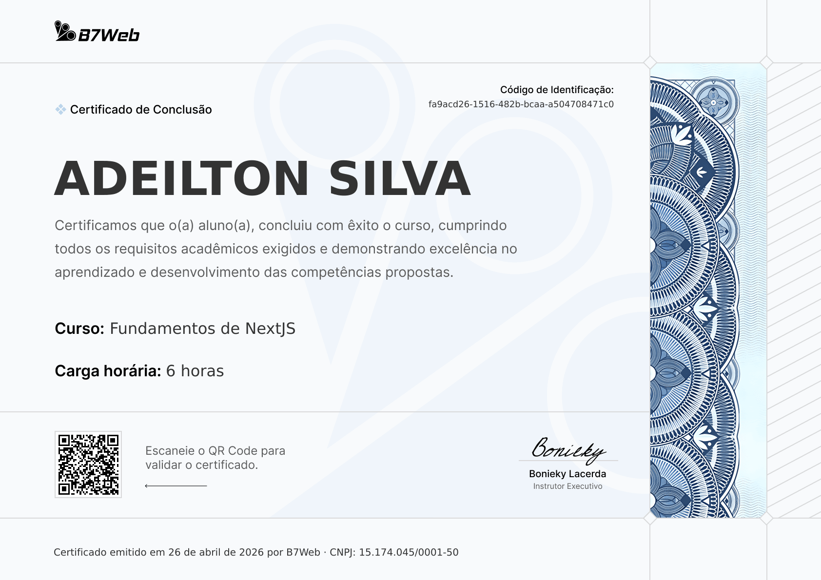 Certificado