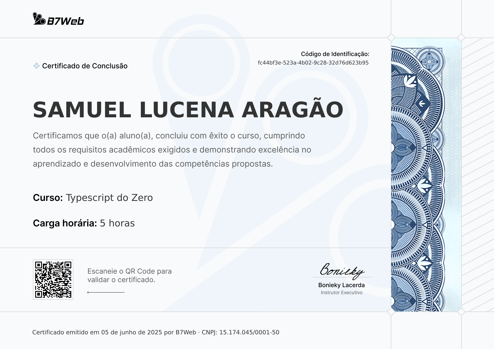 Certificado