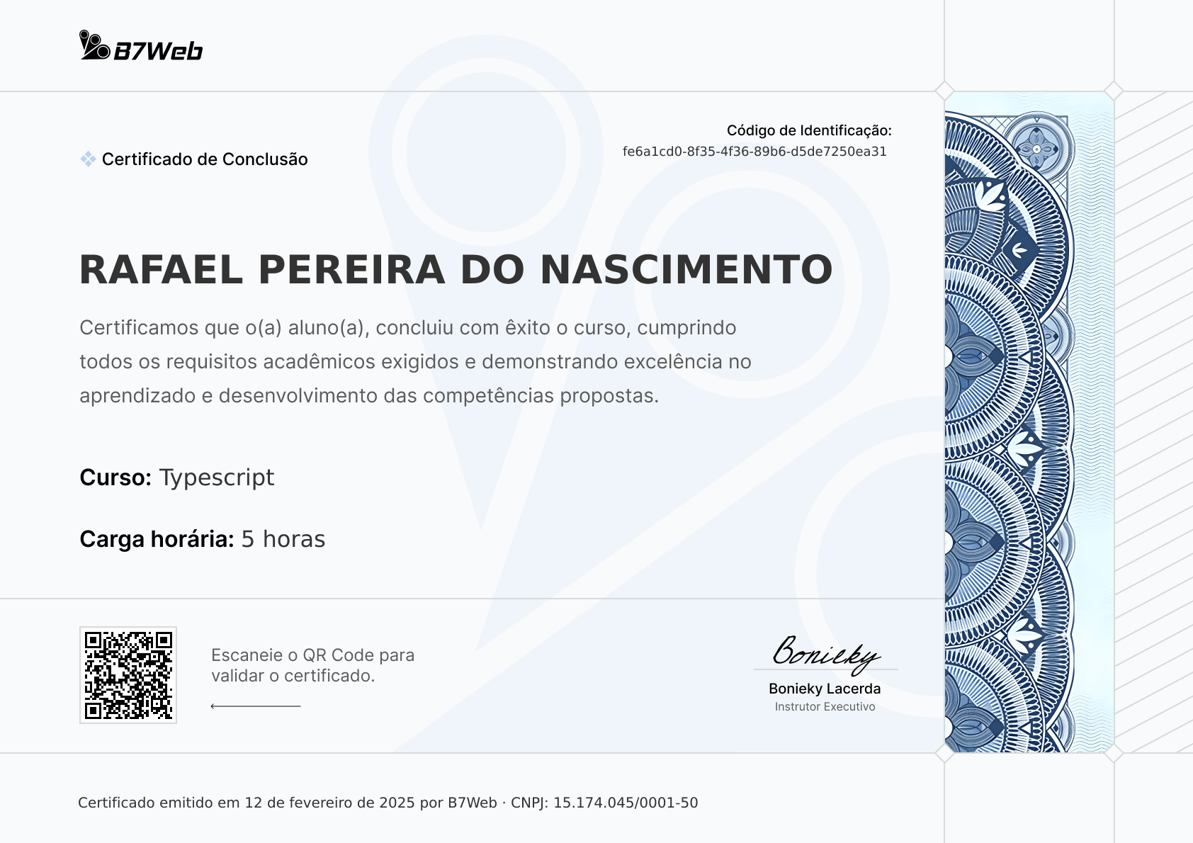 Certificado