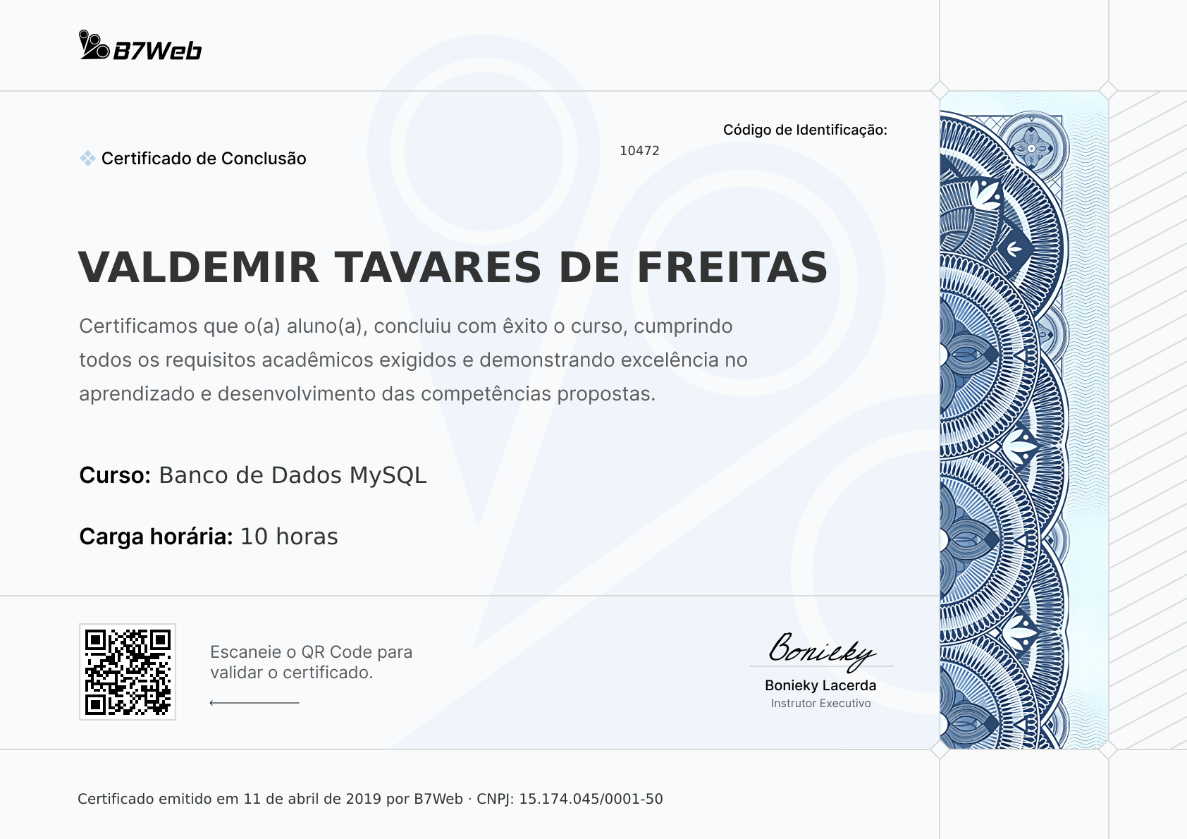 Certificado