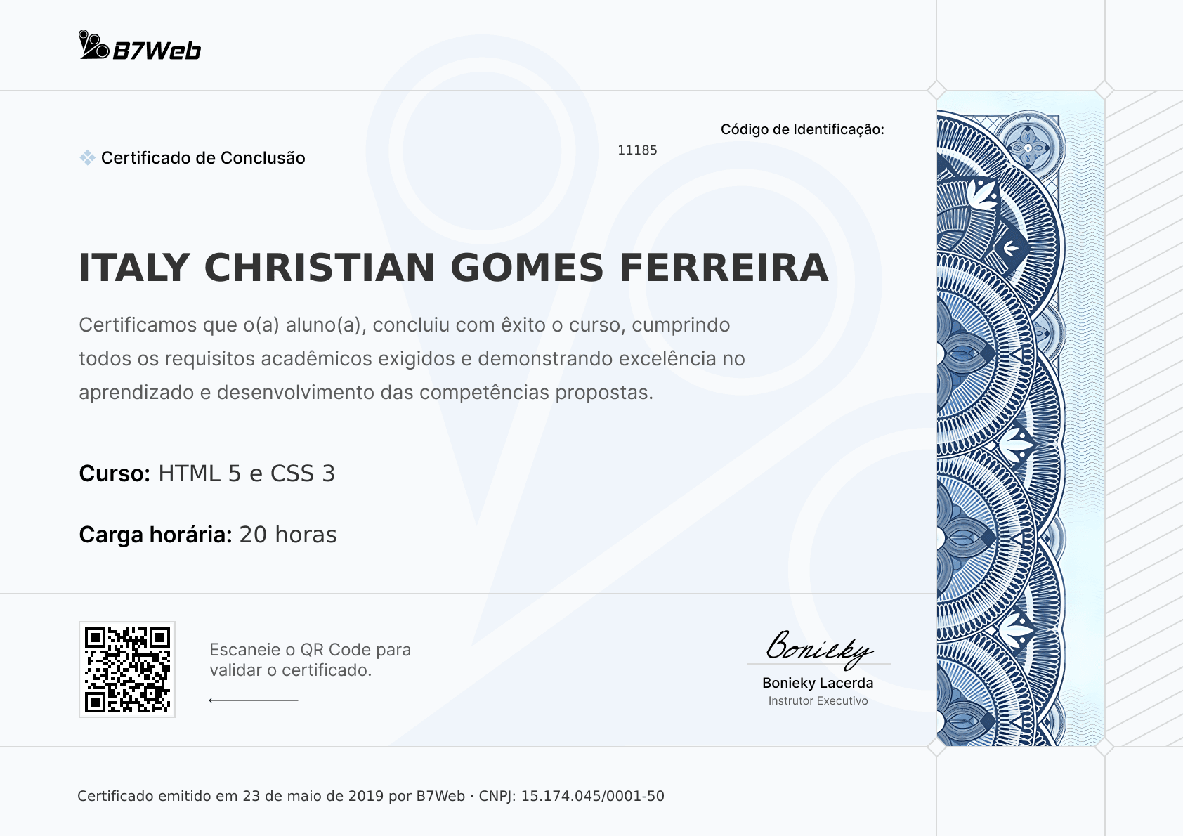 Certificado