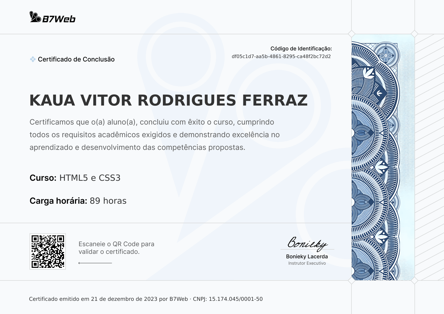 Certificado
